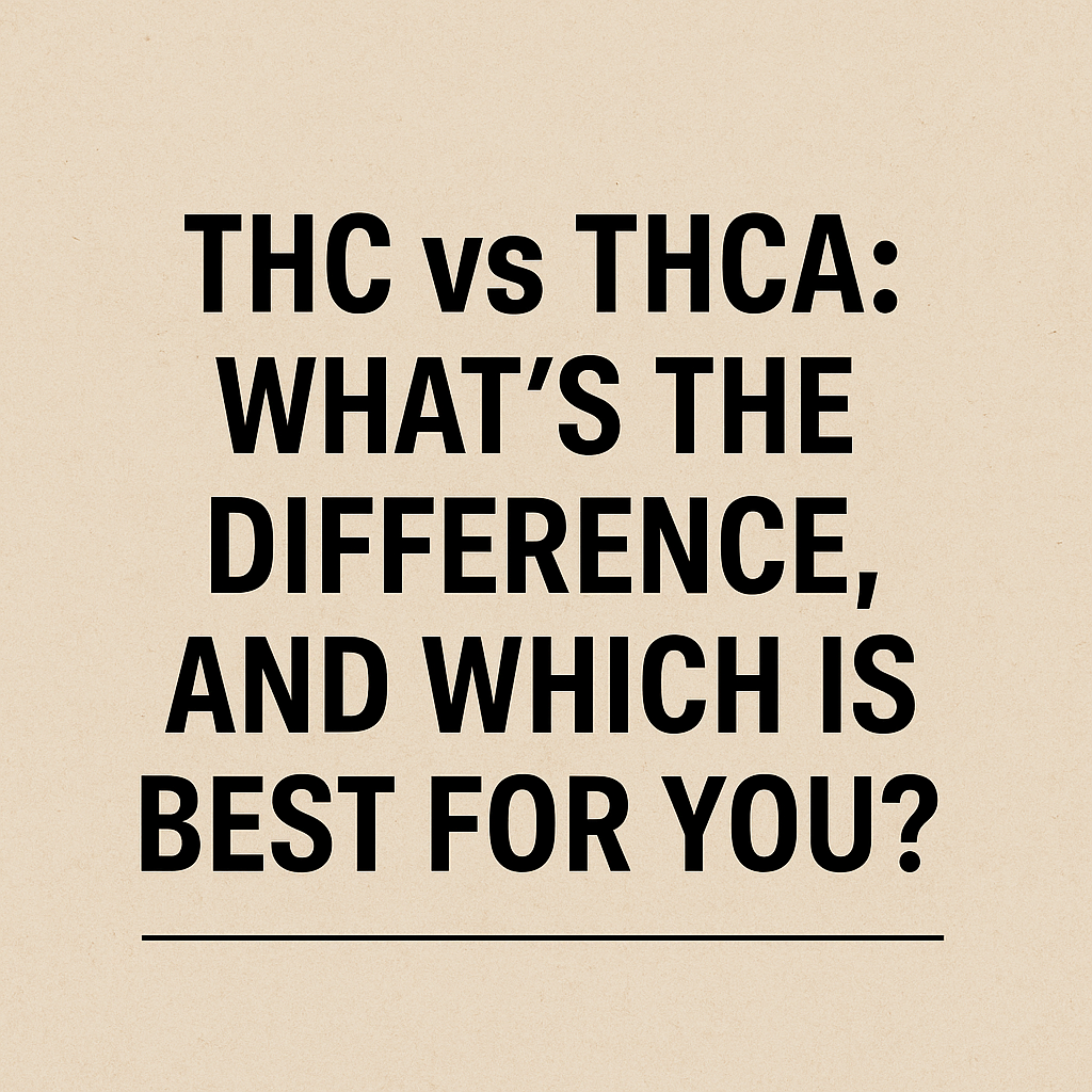 THC vs THCA – What’s the Difference, and Which Is Best for You?
